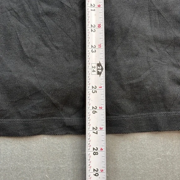 Burberry Brit Black Polo Shirt Nova Check Collar Men's M - Picture 5 of 11